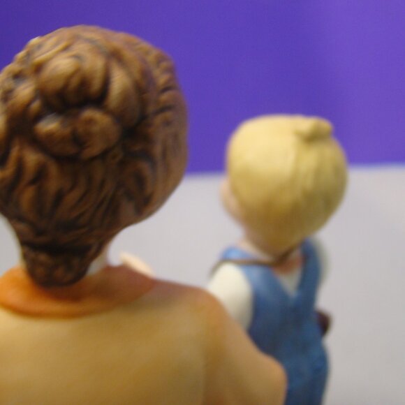 VTG 1985 Homco Home Interiors Denim Days Danny's Mom Bisque Figurine w/Tag 1511 - Picture 9 of 16